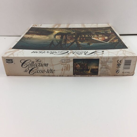 The Puzzle Collection No 97385 Autumn Evening 750 Pieces Farm Harvest Family Fun - Picture 5 of 7